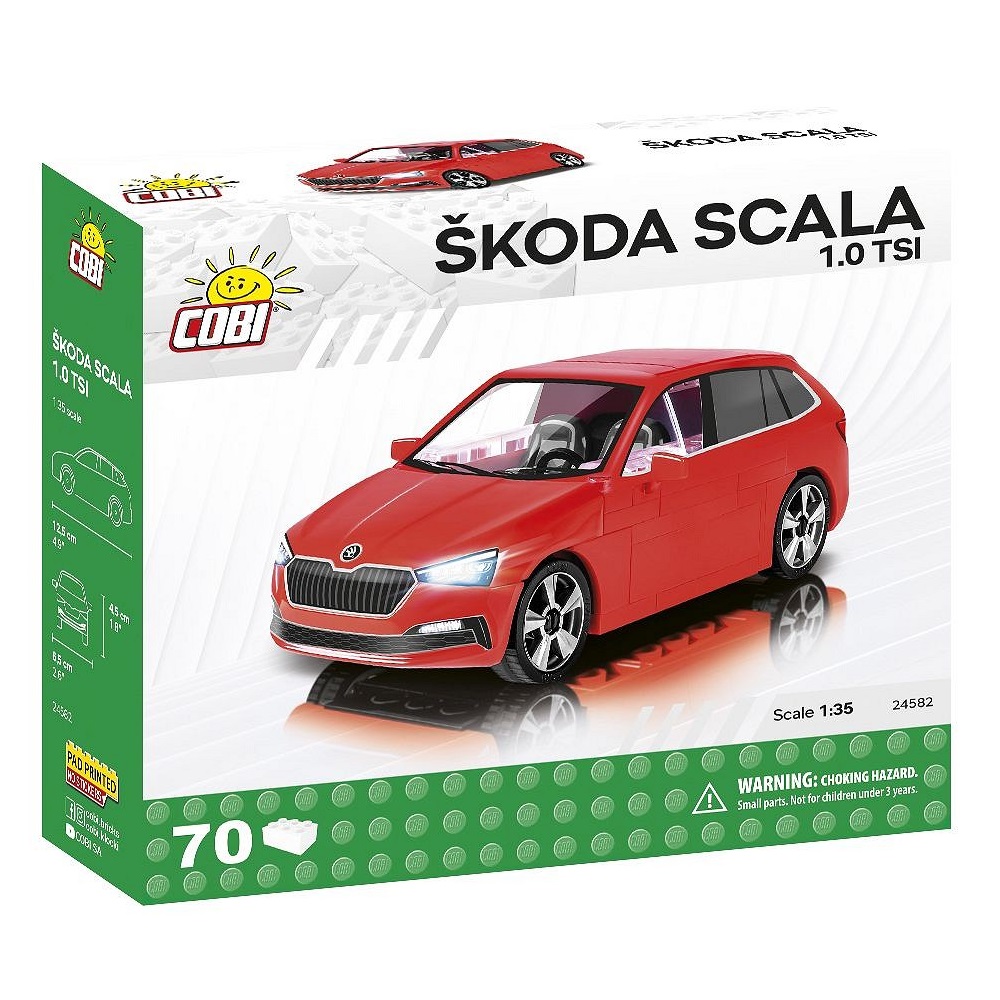 Конструктор COBI Автомобиль Škoda Scala 1 0 TSI 70 деталей - фото 1