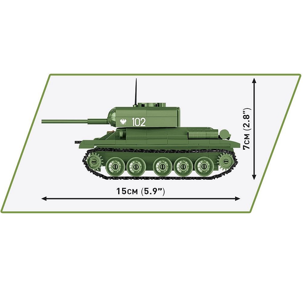 Конструктор COBI Советский танк Т34-85 - фото 6