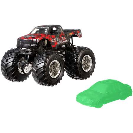 Машина Hot Wheels Monster Jam 1:64 Tour Favorites Северный мрак FLX22