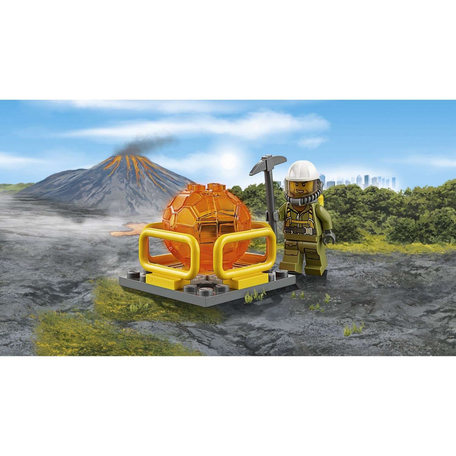 Конструктор LEGO City Volcano Explorers Вездеход исследователей вулканов (60122) - фото 8