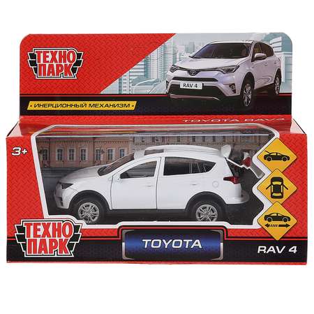 Машина Технопарк Toyota Rav 4 Белая 278680