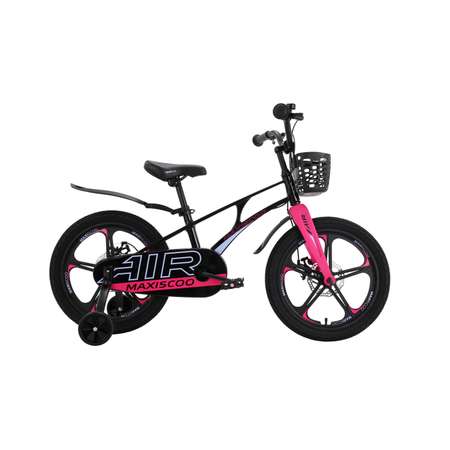 Детский двухколесный велосипед Maxiscoo Air делюкс 18 обсидиан