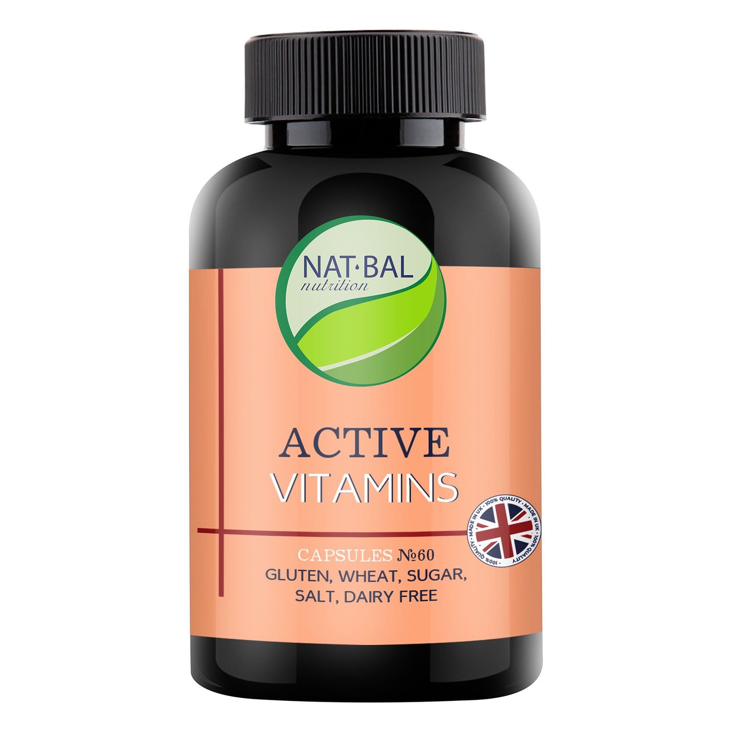 Биологически активная добавка Nat Bal nutrition Active vitamins 60капсул - фото 1
