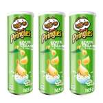 Картофельные чипсы Pringles Набор из 3 штук по 165 г Сметана и лук