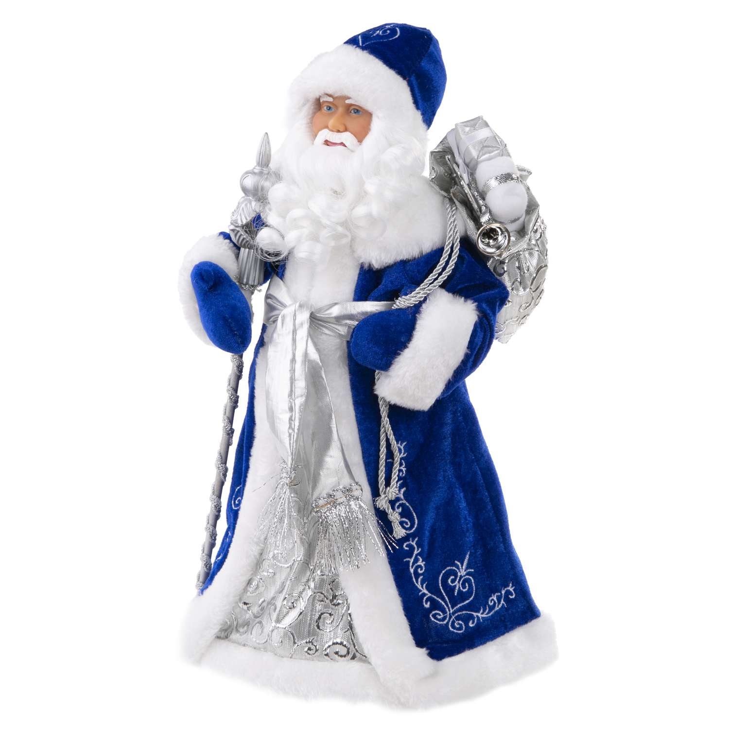 Новогодняя фигурка Дед Мороз Magic Time синий - фото 2