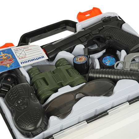 Набор оружия в чемодане Играем Вместе Полиция Пистолет со светом и звуком