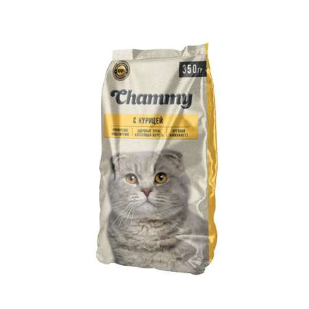 Корм для кошек Chammy 350г с курицей сухой