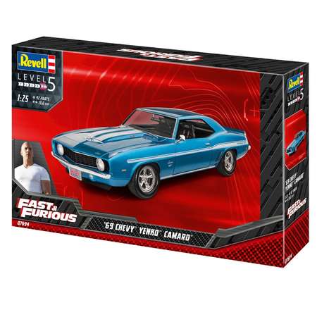 Сборная модель Revell Автомобиль Форсаж Fast Furious 1969 Chevy Camaro Yenko