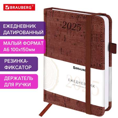 Ежедневник Brauberg датированный 2025 А6