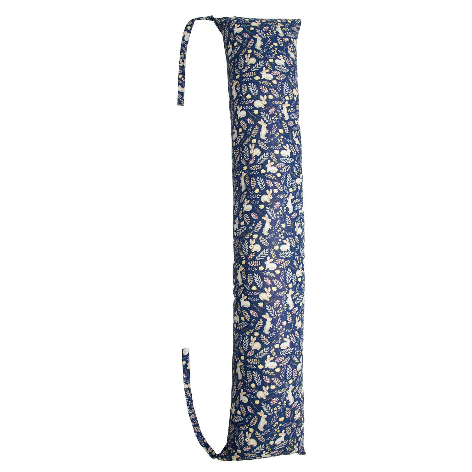 Подушка AmaroBaby для беременных валик 170х35 см Зайчата синий - фото 1