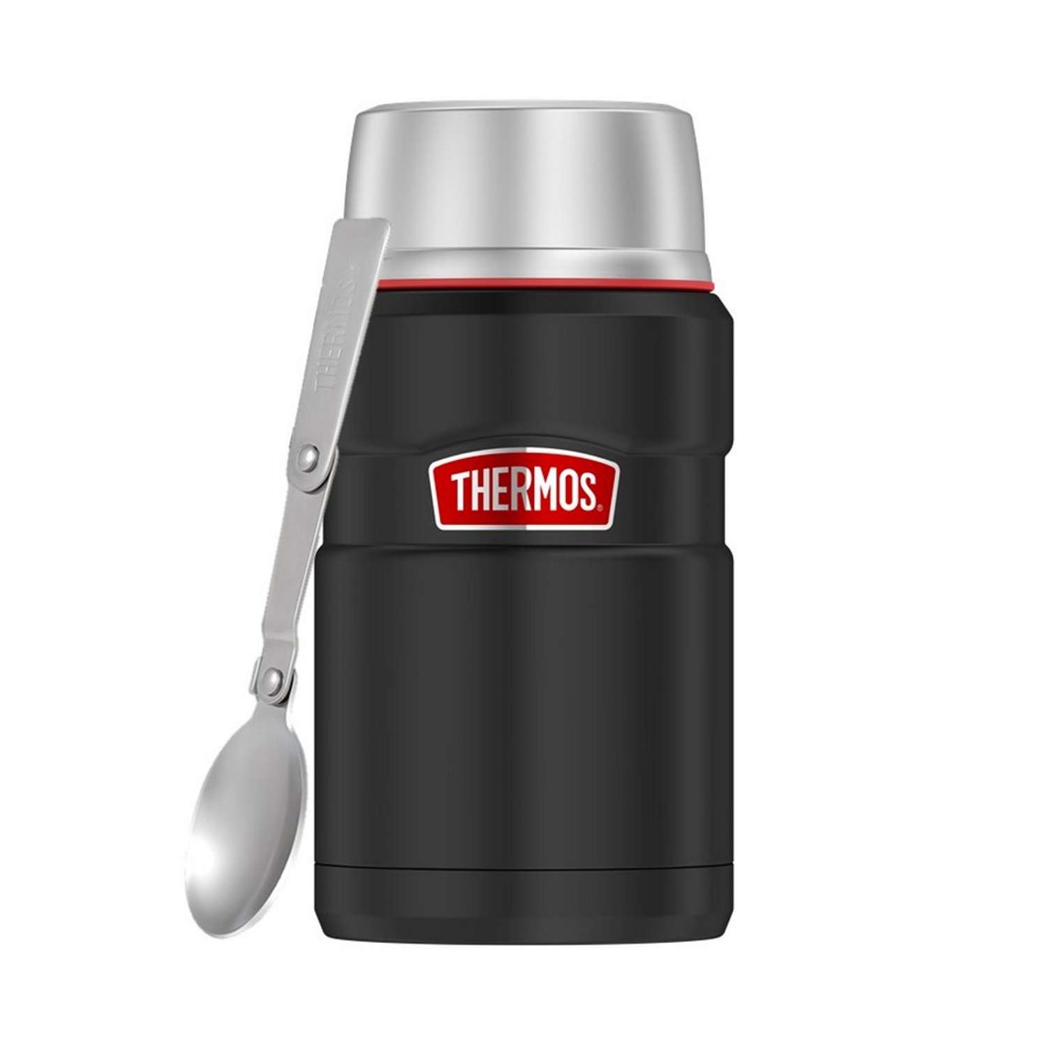 Термос для еды и напитков THERMOS 0.71 л черный MT-57 Red line - фото 1