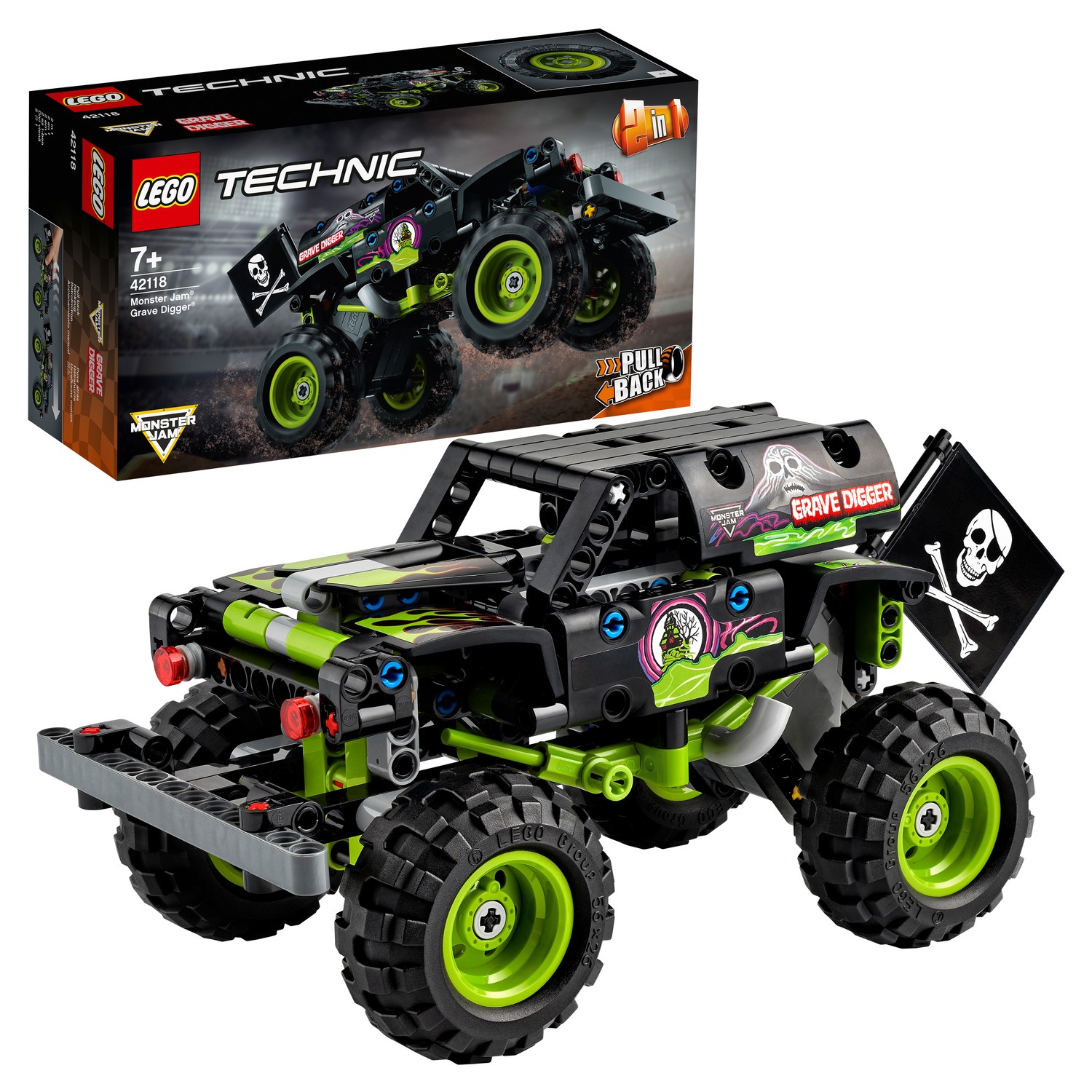 Конструктор LEGO Technic Monster Jam Grave Digger 42118 - фото 1