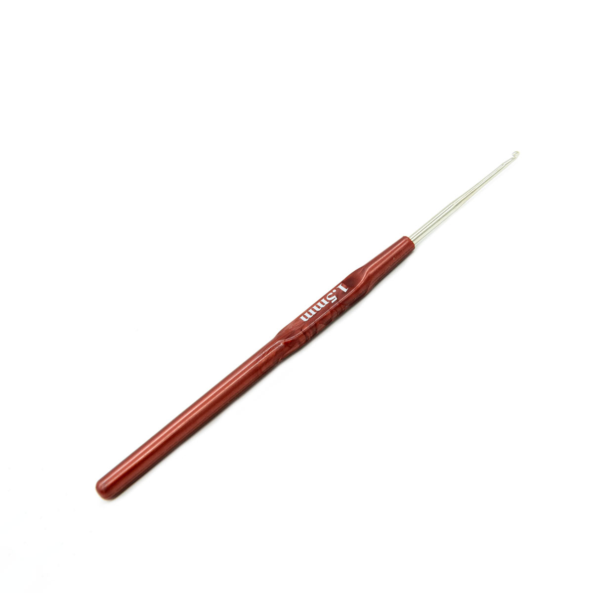 Крючок для вязания Hobby Pro металлический с пластиковой ручкой для тонкой пряжи 1.5 мм 14.5 см 955150 - фото 3