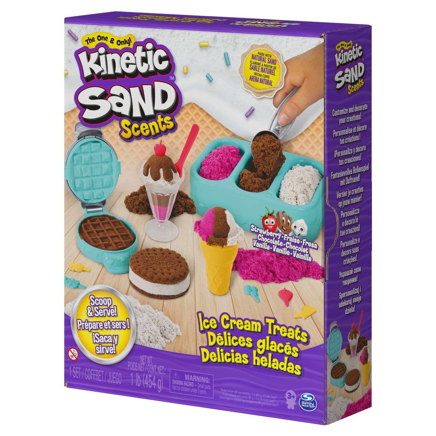 Набор для лепки Kinetic Sand Магазин мороженного 6059742 - фото 2