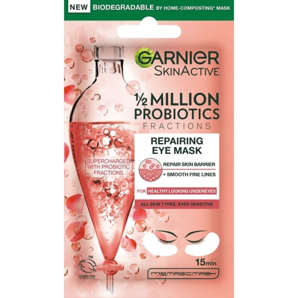 Патчи тканевые GARNIER Восстанавливающие с Пробиотиками - фото 1