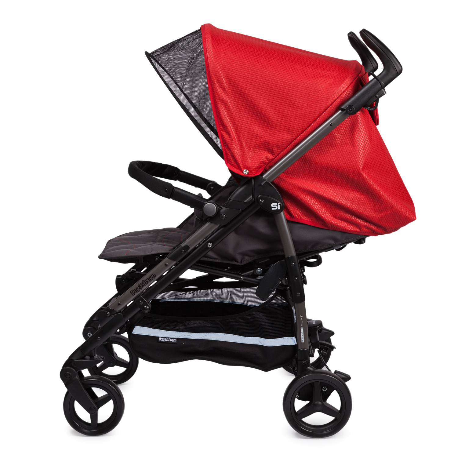 Прогулочная коляска Peg-Perego Si Completo Bloom Red - фото 3