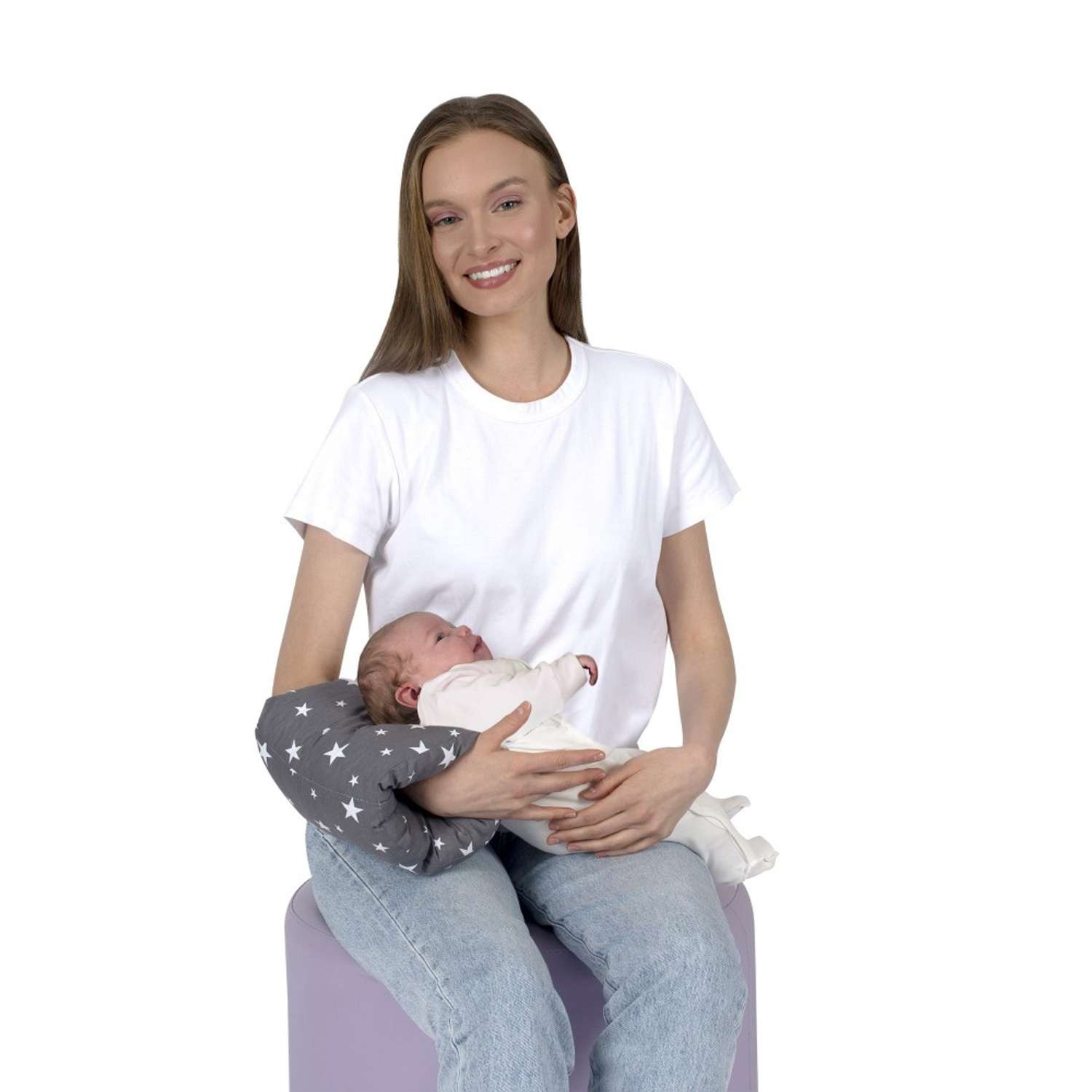 Подушка на руку SEVIBEBE для кормления и укачивания малыша 0+ - фото 2