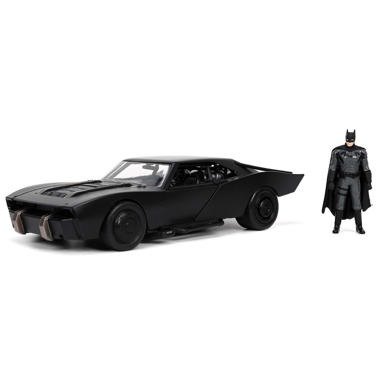 Автомобиль Jada Batmobile with Batman 1:24 черный ТоуR64 - фото 9