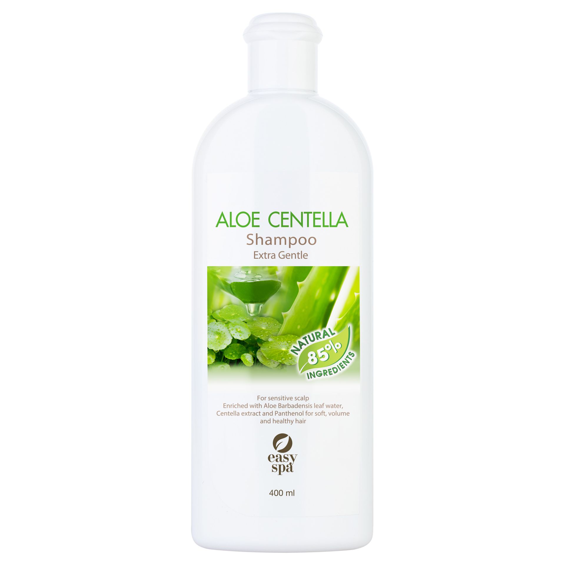 Шампунь EASY SPA для волос и чувствительной кожи головы Aloe Centella 400 мл - фото 1