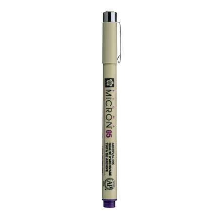 Ручка капиллярная Sakura Pigma Micron 05 цвет чернил: фиолетовый