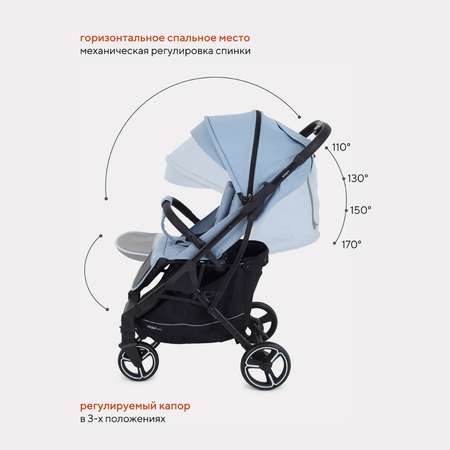 Коляска прогулочная MowBaby Smart MB101 Blue 2023