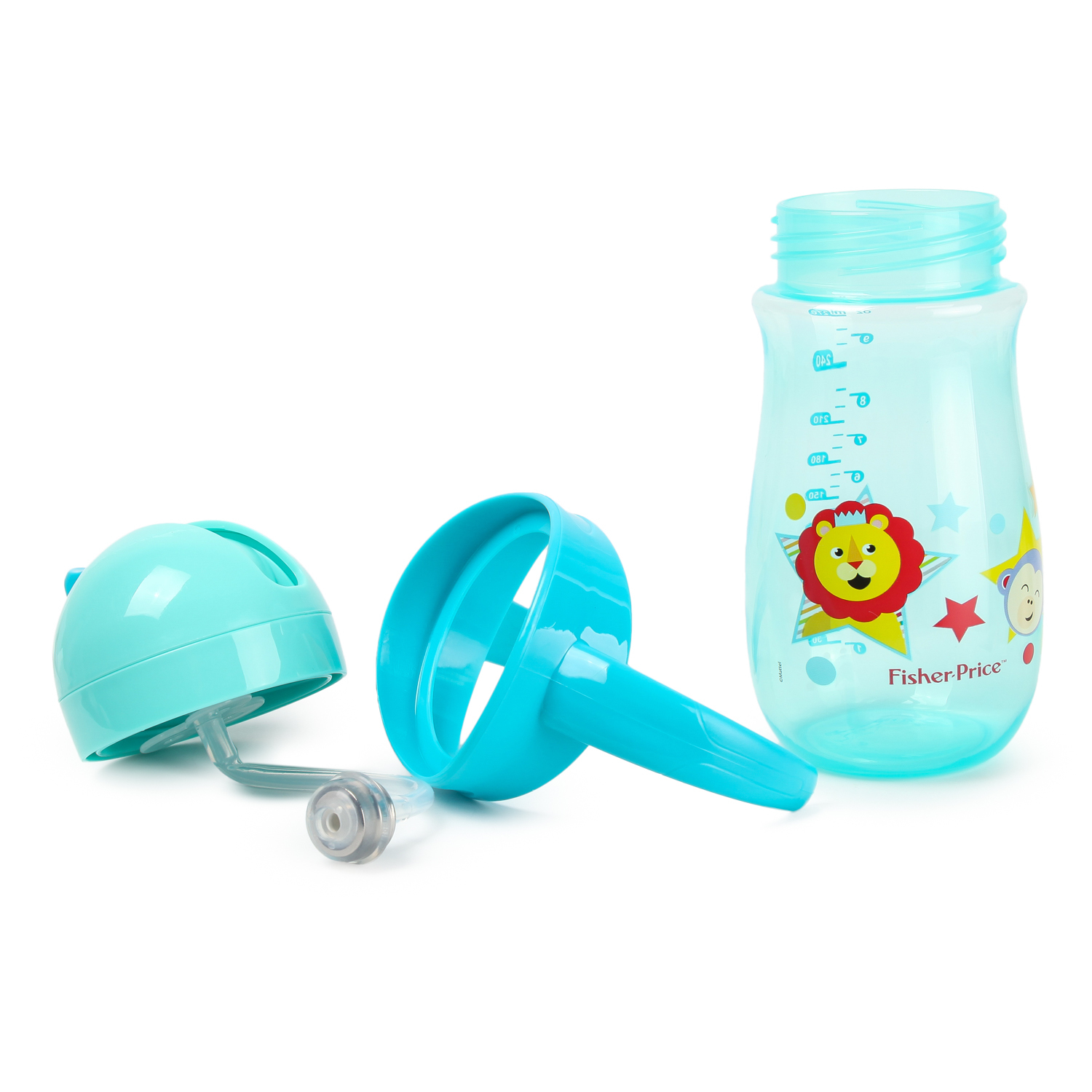 Поильник BabyGo Fisher Price 270мл Blue СС-С1-1051 - фото 5