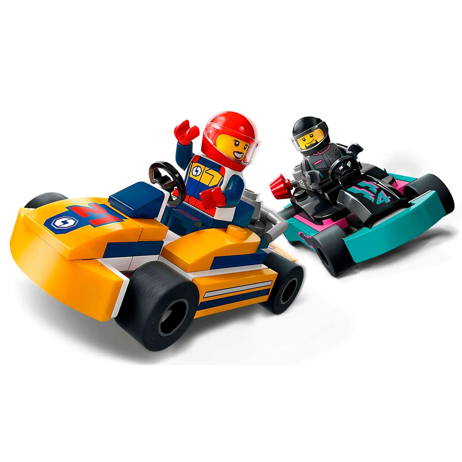 Конструктор детский LEGO City Картинги и автогонщики 60400 - фото 6