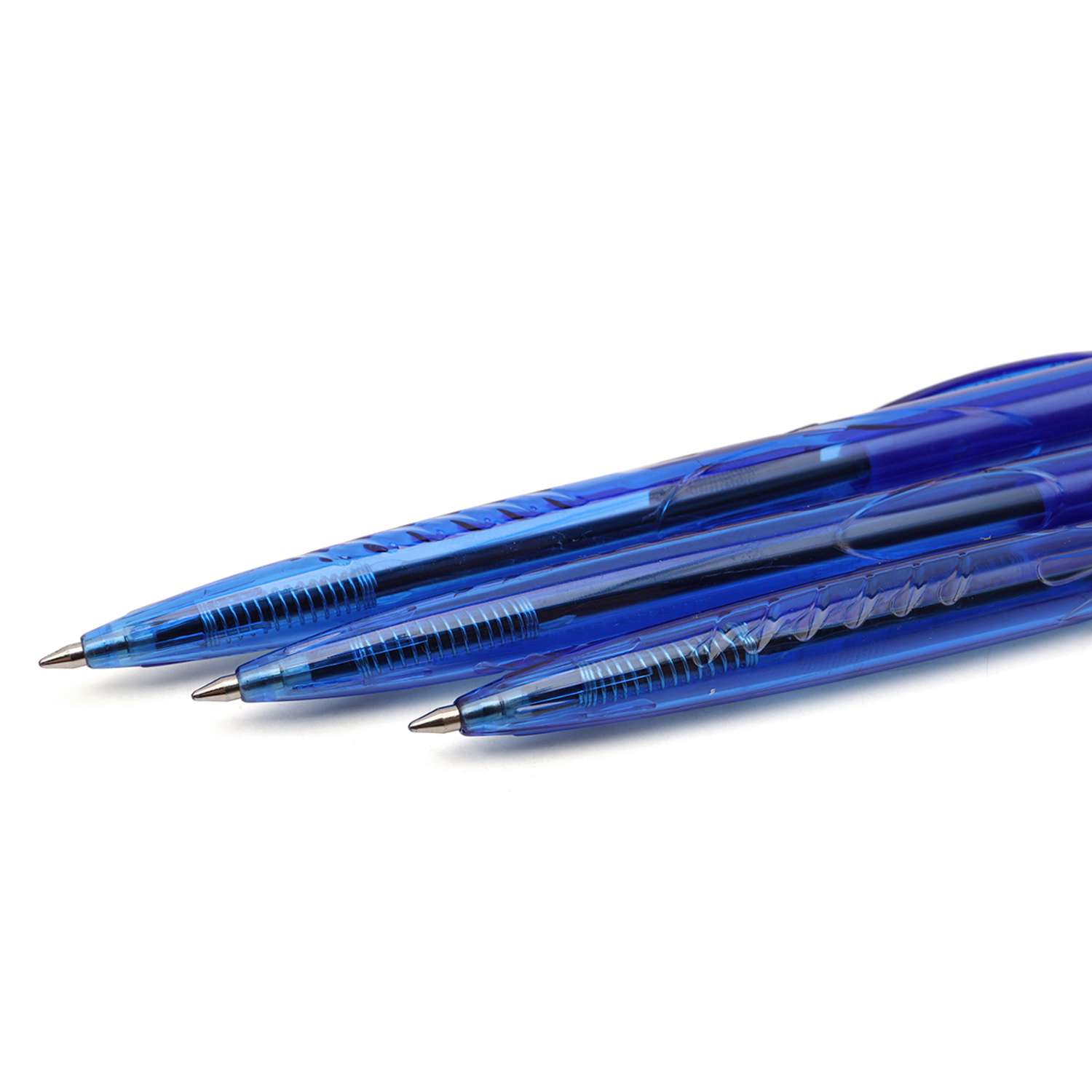 Ручка шариковая CENTRUM автоматическая для каллиграфии и письма толщина линии 0.7 мм синяя 10 шт - фото 2