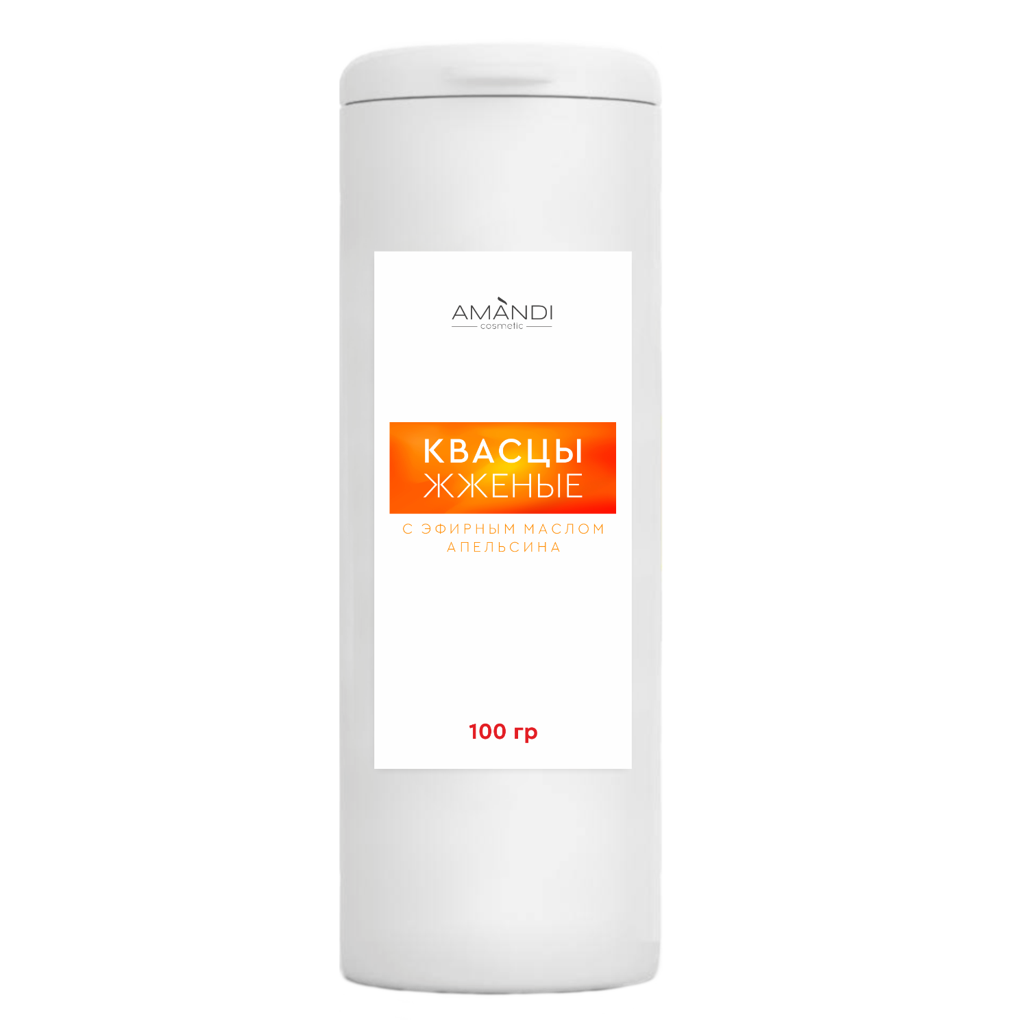 Сухой дезодорант квасцы жженые AMANDI с эфирным маслом апельсина 100 грамм - фото 1