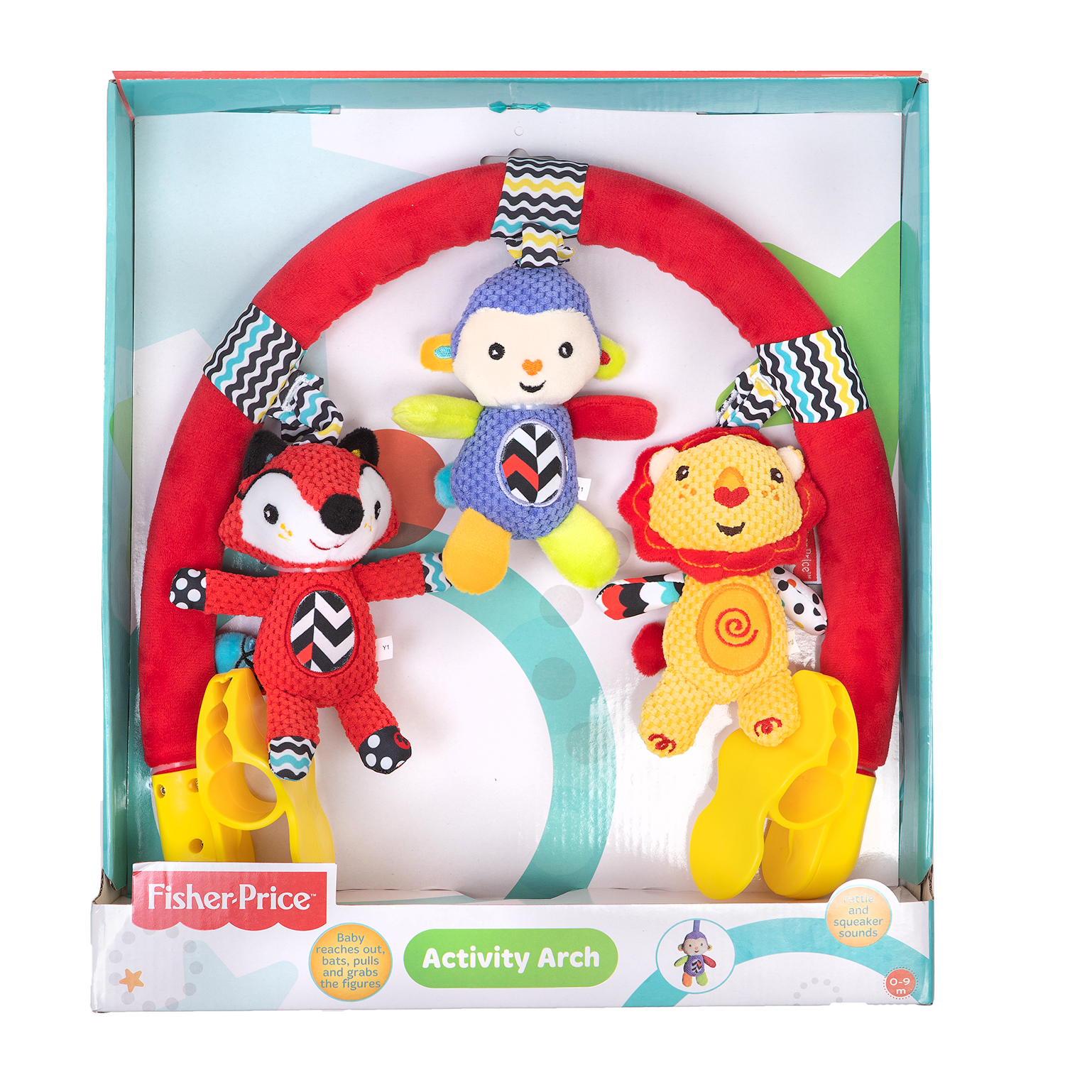 Арка-погремушка Fisher Price Красная 201072 купить по цене 1309 ₽ в  интернет-магазине Детский мир