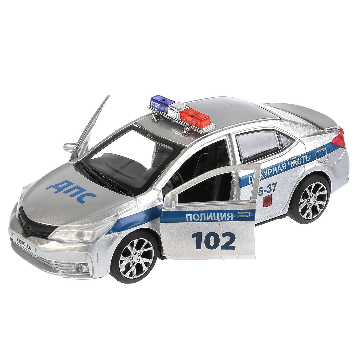 Машина Технопарк Toyota Corolla Полиция 268486 268486 - фото 4