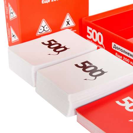 Набор дополнительных карт Cosmodrome Games 500злобных карт Красный 52017