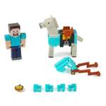 Набор фигурок Minecraft Стив и Лошадь в броне