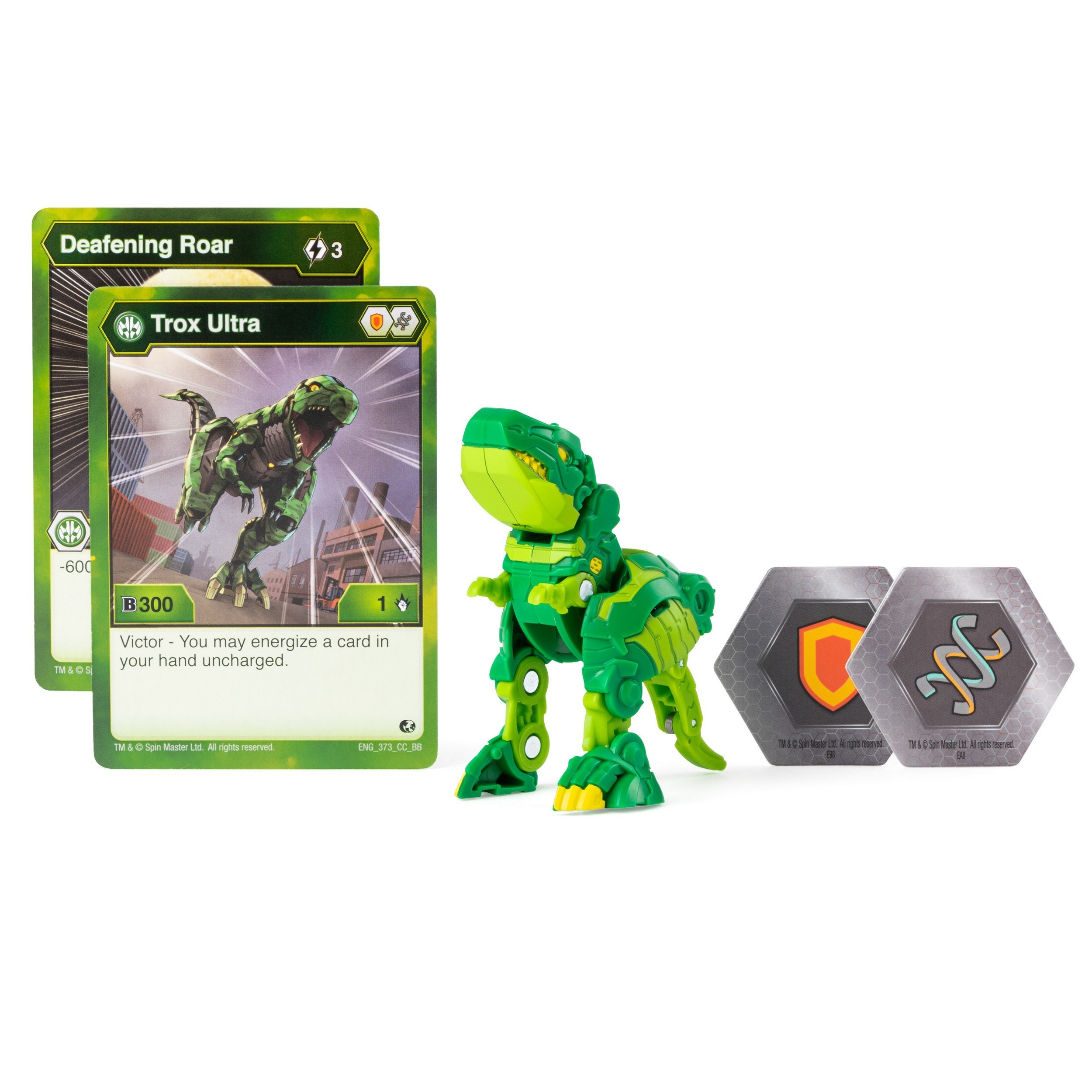 Фигурка-трансформер Bakugan Ультра T-Rex Green 6045146/20108453 купить по  цене 49 ₽ в интернет-магазине Детский мир