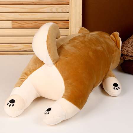Мягкая игрушка Sima-Land подушка «Собака» 50 см цвет бежевый
