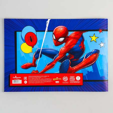 Альбом для рисования MARVEL А4 24 листа. Spider-man Человек-паук