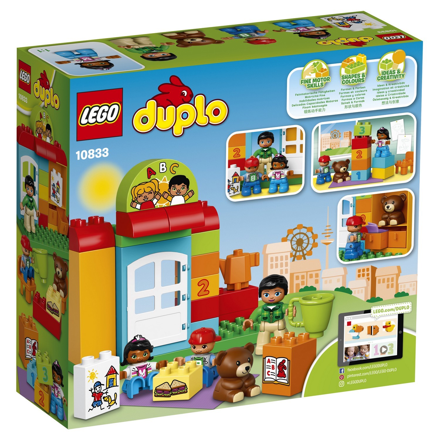 Конструктор LEGO DUPLO Town Детский сад (10833) купить по цене 1299 ₽ в  интернет-магазине Детский мир