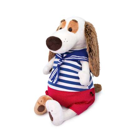 Мягкая игрушка BUDI BASA Собака Бартоломей в морском костюме 27 см BB90284