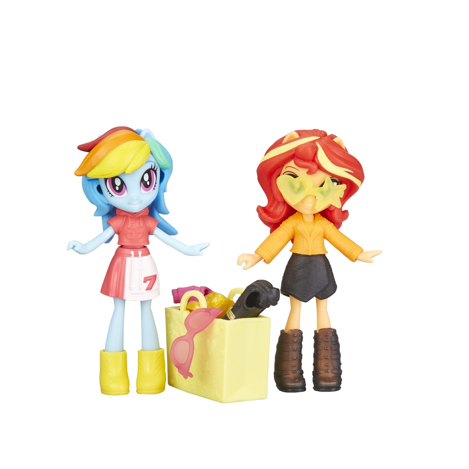 Набор игровой MLP Equestria Girls Мини-кукла Лучшие друзья Радуга Дэш и Сансет E4244EU4 E3130EU4 - фото 4