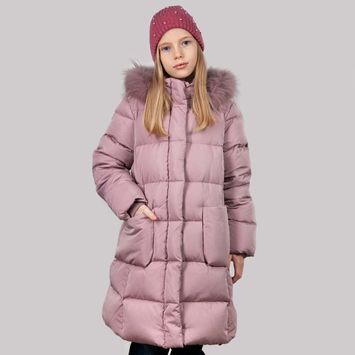 Пуховик Baon BK008504 / MAUVE - фото 1