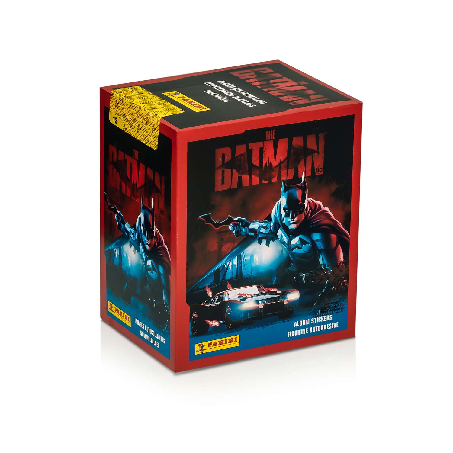 Бокс с наклейками Panini Batman Бэтмен 36 пакетиков - фото 1