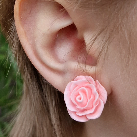 Клипсы детские для ушей Леди Бант модные серьги бижутерия для девочек сережки для подростков без прокола украшение на уши