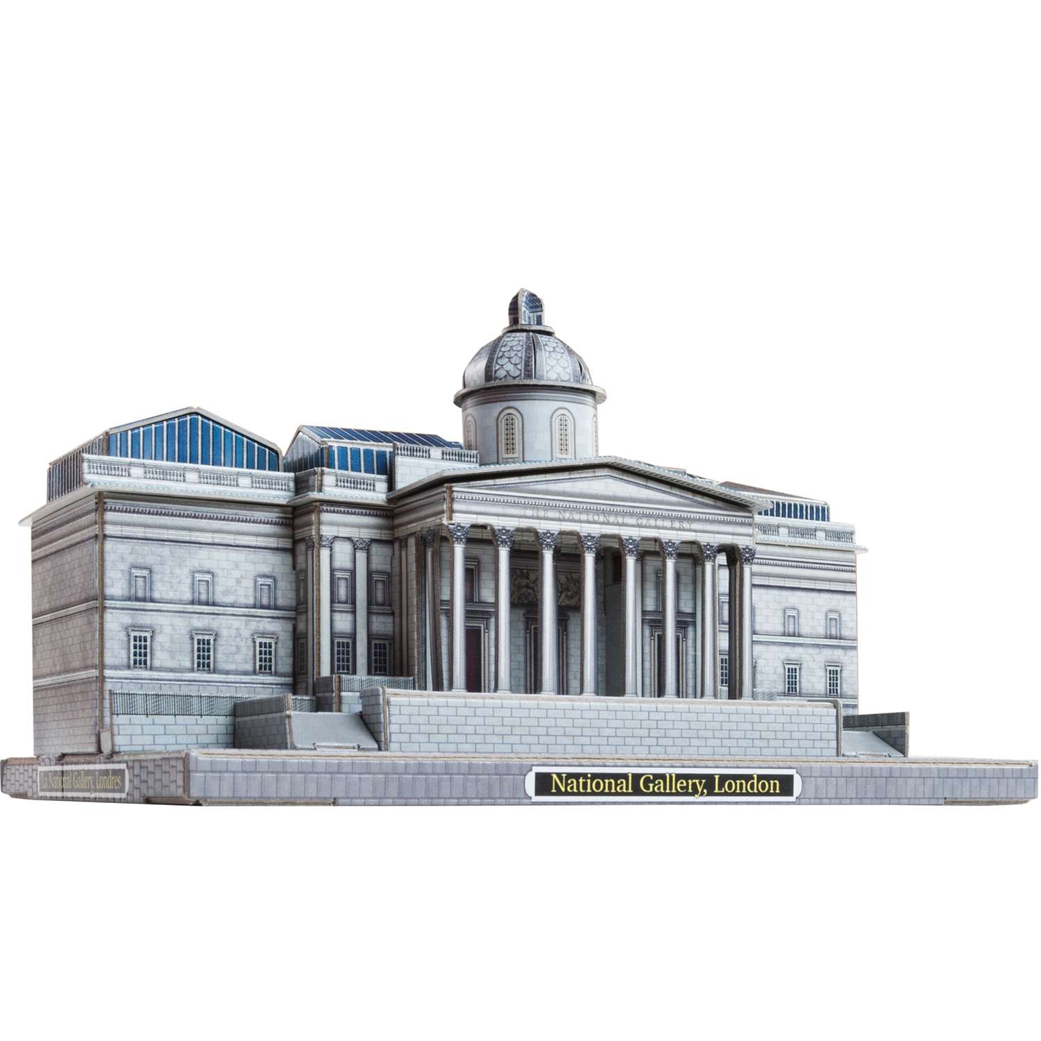 Сборная модель Умная бумага Города в миниатюре Лондонская национальная галерея Англия 590 590 - фото 2