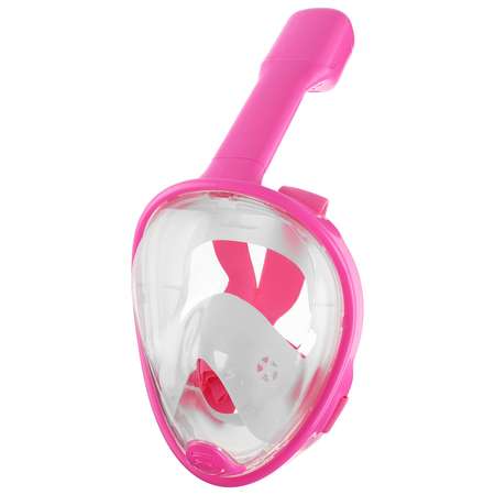 Маска ONLITOP для снорклинга детская. размер XS. цвет розовый
