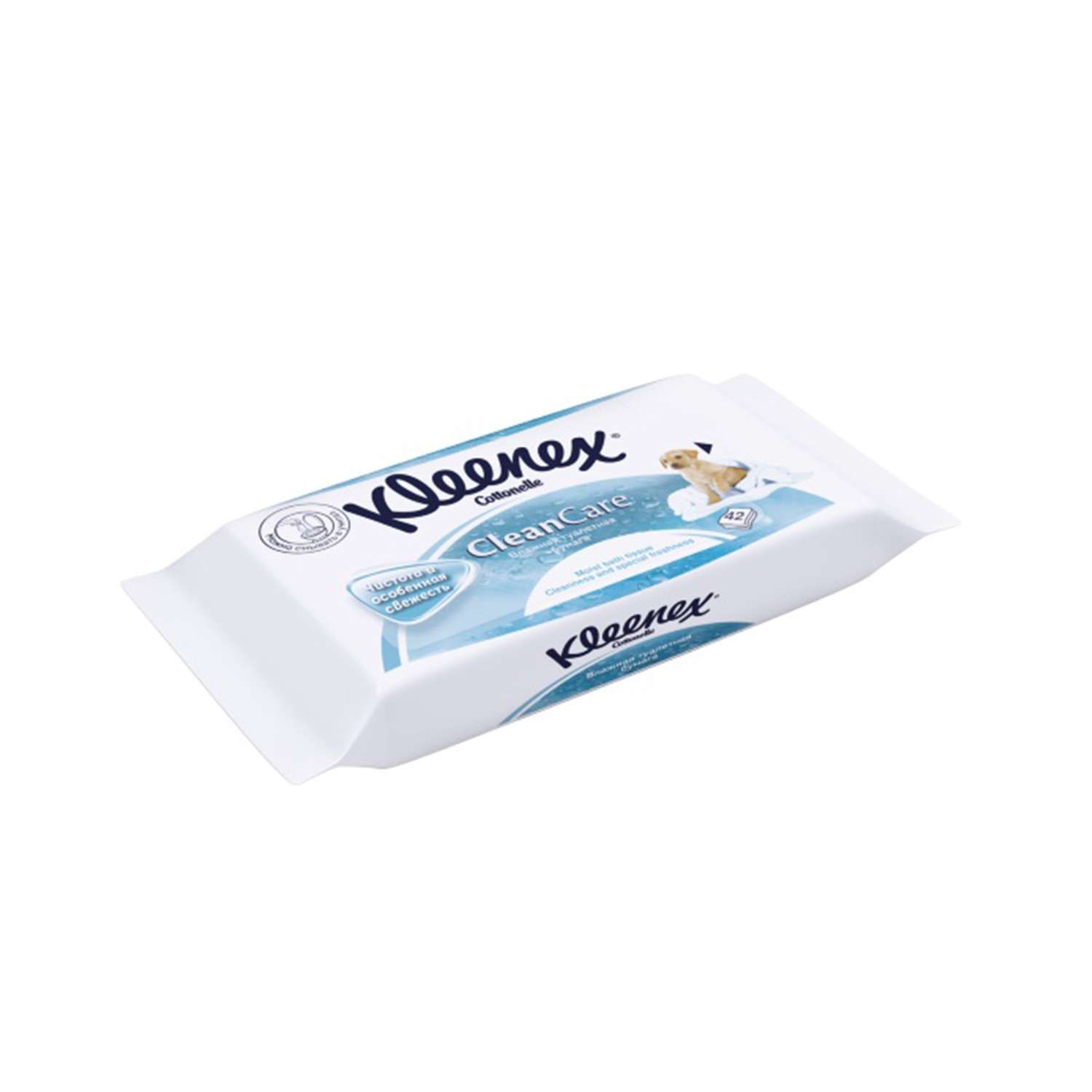Туалетная бумага Kleenex влажная 42 шт - фото 1