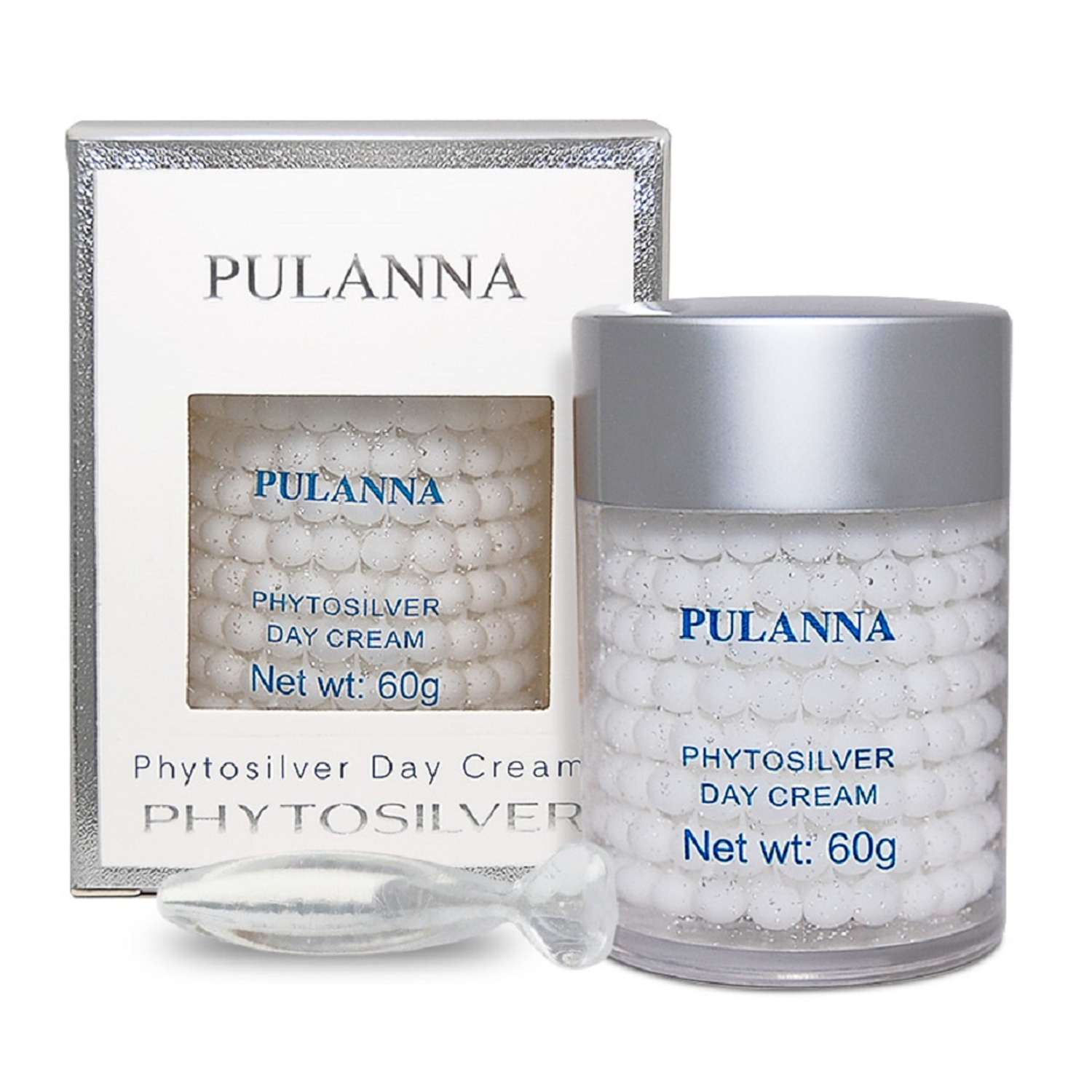 Крем для лица PULANNA Дневной на основе Био-Серебра - Phytosilver Day Cream 60г - фото 1