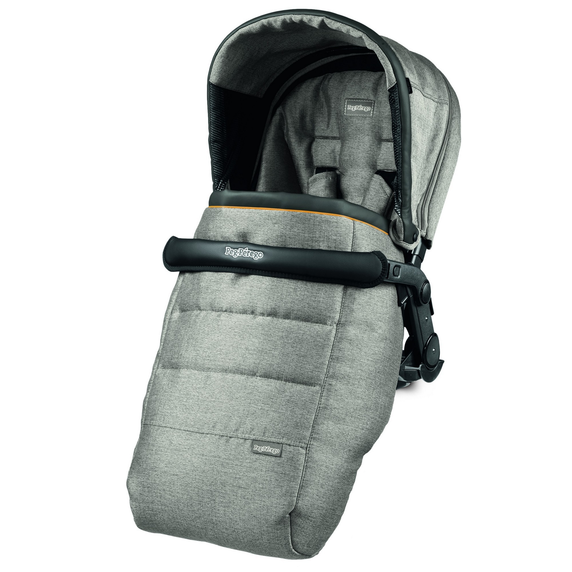 Коляска 3в1 Peg-Perego Book S Elite Modular Luxe Grey - фото 6