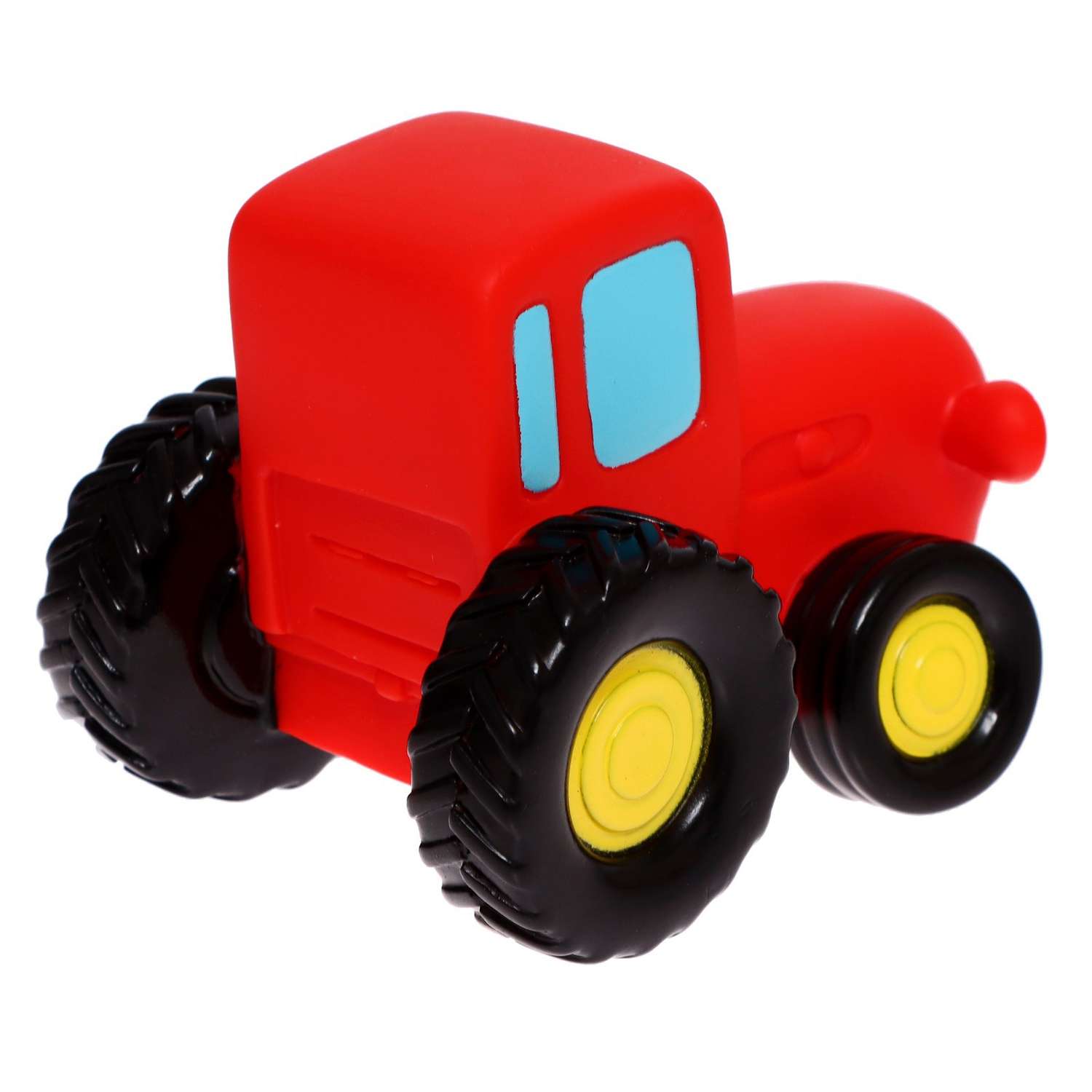 Игрушка для ванной Zabiaka «Синий трактор» цвет красный 10 см - фото 3