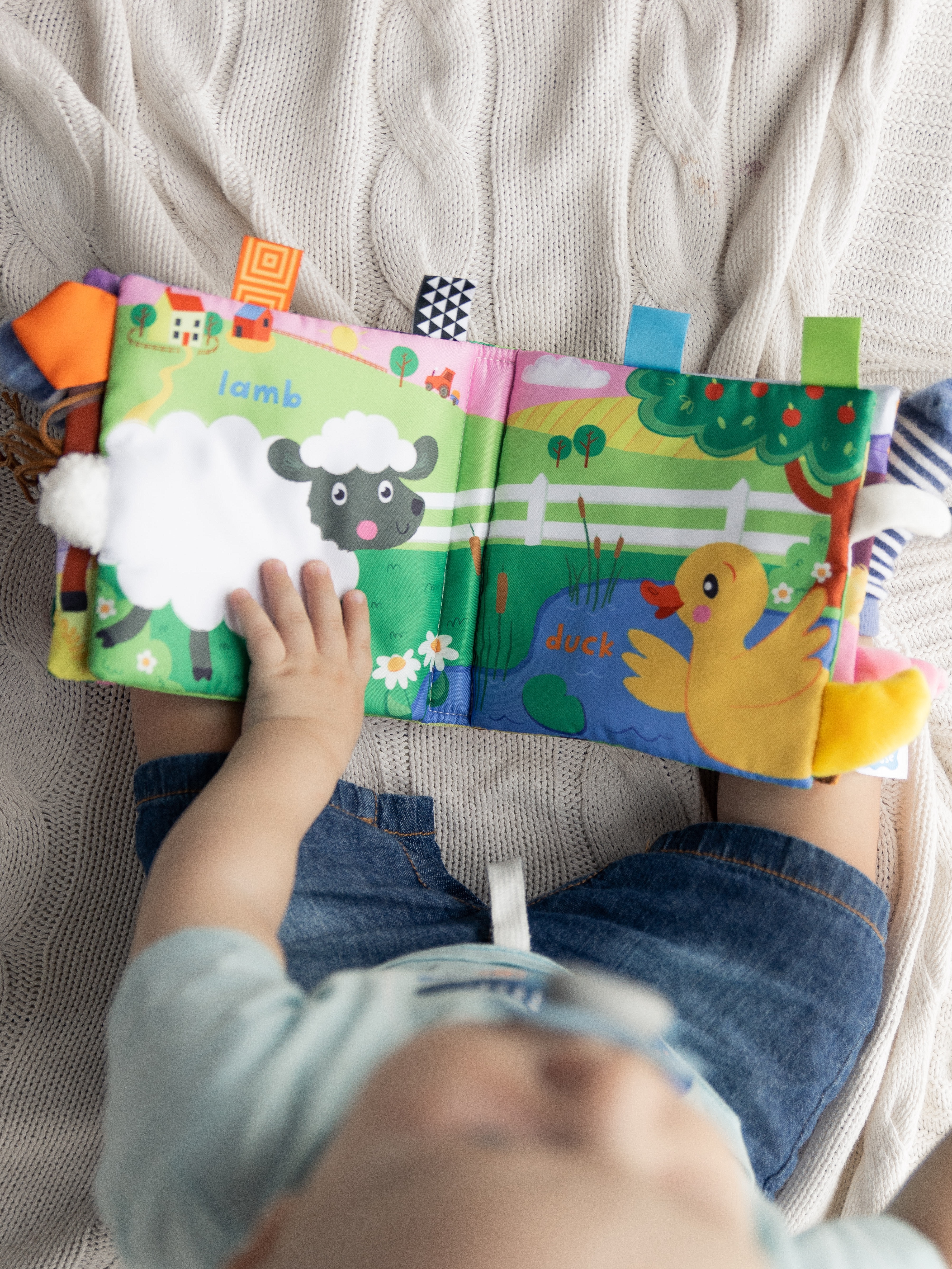 Мягкая книжка шуршалка FergoKids Ферма развивающие игрушки для новорожденных малышей девочек и мальчиков от 0 - фото 7