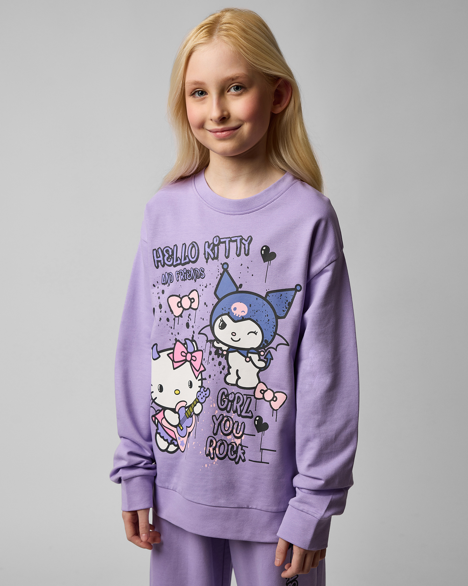 Свитшот HELLO KITTY AND FRIENDS S25LC3-H8A6908tg-D7 - фото 1